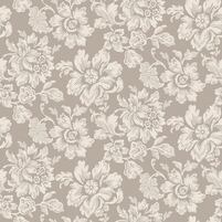 Motivansicht der schwedischen floralen Tapete TURID, Farbe BEIGE, bei ARTE FRESCA